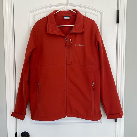 Columbia Other - Columbia Men’s Dark Orange Full Zip Jacket Size Large